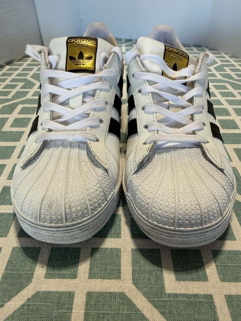 Adidas Superstar C White Black Little Kids Shoes FU7714 Size 2